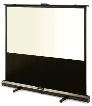 Grandview - Portable Pull-up 16:10 Screen w/198x124 cm View Area, gv103018 (w/198x124 cm View Area, White Fabric, Intelligent Interlock & Hang with Lock Structure)