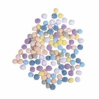 80 pompones o 7 mm - colores pastel