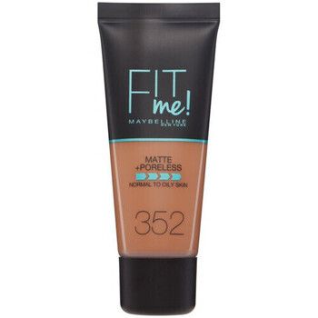 Maybelline New York Base de maquillaje Fit Me Matte Poreless Foundation - 352 Cacao para mujer