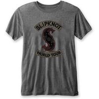 slipknot camiseta manga larga world tour para mujer