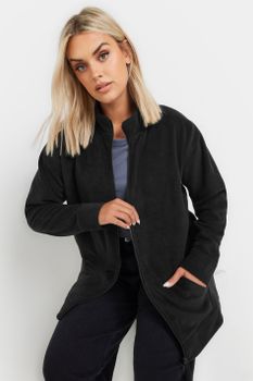 Yours Polar Negro Con Cremallera, Mujer Curvy Y Tallas Grandes, Yours