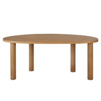 escritorio profesional de chapa de roble claro de 180 cm