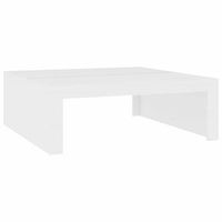 mesa de centro madera contrachapada blanco 100x100x35 cm vidaxl