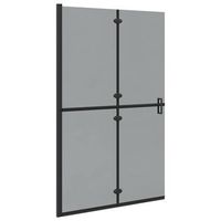 panel de ducha a ras de suelo negro 120 x 65 x 190 cm vidaxl