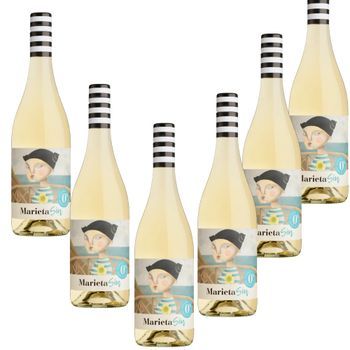 Martín Códax Pack 6 Vinos Blancos Sin Alcohol Marieta Sin Vino Blanco 75 Cl 0,0 %