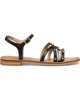 de geox sandalias maddalusiac negras y blancas de negro