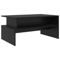 mesa de cafe roble negro 90 x 55 x 425 cm madera de ingenieria vidaxl