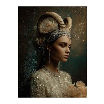 Cuadro mujer capricornio alu-dibond 60x80 cm