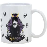 taza nevermore wednesday ceramica 325 mls