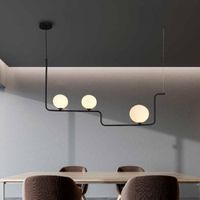 lampara colgante lineal 3 luces