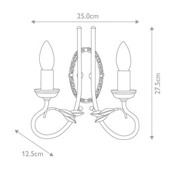 Aplique de pared olivia (2 luces)