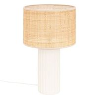 lampara de ceramica blanca tylia h47cm