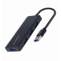 hub gembird 4 puertos 5 gbits modelo uhb-u3p4-03 extra compacto usb 32 gen 1