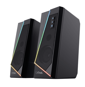 ALTAVOCES TRUST 2.0 ZOXA RGB 6W RMS 12W MAX 6 MODOS ILUMINACION AUTOALIMENTADO USB LED COLOR NEGRO 24070