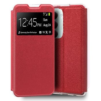 Funda COOL Flip Cover para Xiaomi Redmi 15 / 15 5G Liso Rojo