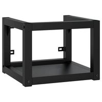 estructura de lavabo suspendido hierro negro 40x38x31 cm vidaxl