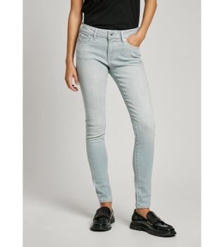 Pepe Jeans para mujer. PL204583UI7 Jeans en fit skinny Soho gris (29/30), Casual, Algodón, Denim