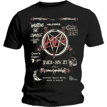 Slayer Camiseta manga larga Haunting 84 Flier para mujer