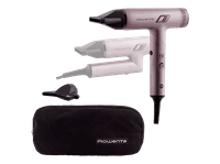 secador - rowenta nano hy8530 tecnologia ionica velocidad de aire 266 kmh 310g plegable 1700w 3 temperaturas 2 boquillas funda rosa