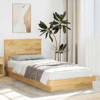cama individual  cama para adultos  estructura de cama con cabecero sin colchon 90x200 cm cfw7042703
