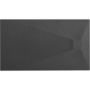 Plato De Ducha Rea Magnum Black 120x80
