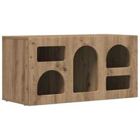 mueble de tv  mueble de salon  gabinete de tv roble artesanal 80 x 35 x 40 cm