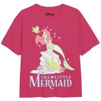 little mermaid camiseta rock para nina