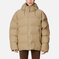 rains alta coated shell puffer jacket - l