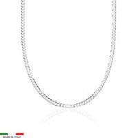 cadena barbada de plata 925 2mm