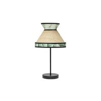 lampara de sobremesa constantinopla pequena o20x45cm 1xe14 bombilla no incluida color beige y verde