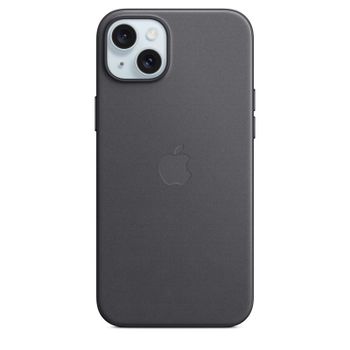 Apple Funda de Trenzado Fino con MagSafe Negra para iPhone 15 Plus