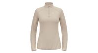 jersey de running para mujer odlo zeroweight warm 2 0 1 2 zip beige