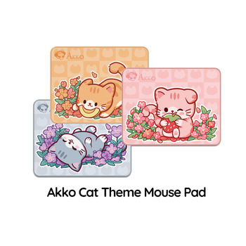 Akko-alfombrilla de ratón con tema de gato/capibara, 36x28cm, dibujos animados, juego de deportes electrónicos, teclado, alfombrilla de escritorio con borde de bloqueo antideslizante Kawaii