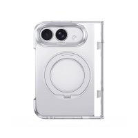 funda para movil raptic air stand transparente con soporte magsafe para iphone duo