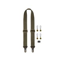 correa peak design slide cuero vegano verde regulable