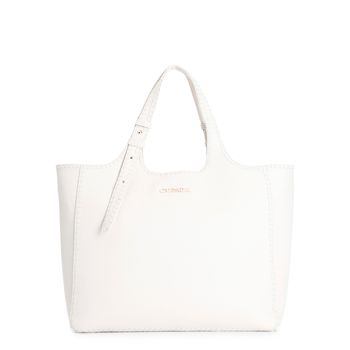 bolso shopping con patrón de enhebrado y bandolera ajustable butter taglia unica