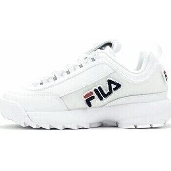 Fila Deportivas Moda Distruptor II Patches White 5FM00538 para mujer