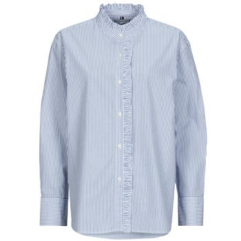 Tommy Hilfiger Camisa POPLIN RUFFLE SHIRT para mujer