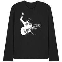 elvis presley camiseta manga larga guitarman para mujer