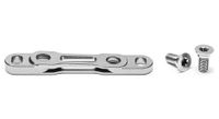 adaptador de titanio para pinza de freno delantero specialized sl8 shimano flat mount 140 160 mm absoluteblack gris