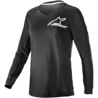 alpinestars stella drop mtb long sleeve jersey - xl - black