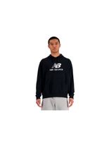 sudadera new balance sport essentials french terry logo hombre negro