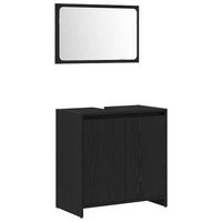 gabinete de bano  armario de bano con almacenamiento roble negro 60 x 33 x 60 cm