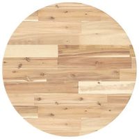tablero de mesa redondo madera maciza de acacia o60x4 cm vidaxl