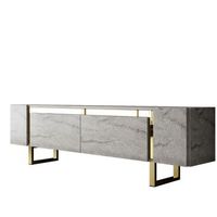 soporte de tv de madera yildiz - 180 x 30 x 50 cm - travertinor