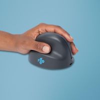 raton r-go tools rgohebamlwl bluetooth 1600 dpi gris diseno vertical zurdos