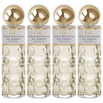 Pack De 4 Eau De Parfum Mujer Saphir Siloe Boheme 200 Ml