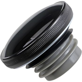 Tapón de combustible Harley-Davidson '96- OE-Réplica vented negro derecho