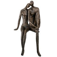 casablanca by gilde figurilla decorativa edge seater escultura pareja xl h 35 cm