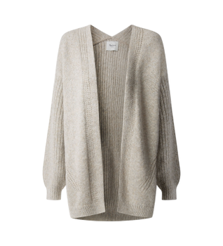 Pepe Jeans para mujer. PL702237 Cárdigan Nica blanco crudo (XS), Casual, Poliéster